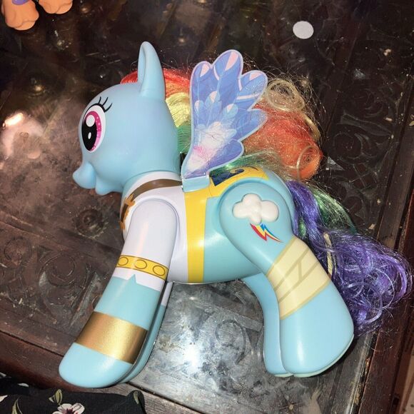 My Little Pony Rainbow Dash Toy, Flip‎ and Whirl MLP Pet with Sound, 2013 Tested - Picture 1 of 8